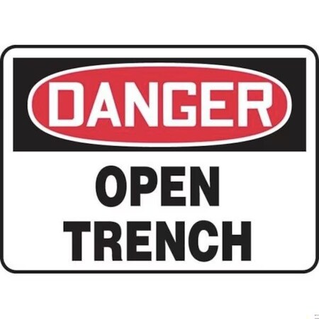Accuform OSHA DANGER SAFETY SIGN OPEN TRENCH MCSP182XT MCSP182XT